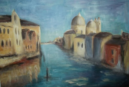 Venedig Acryl Leinwand 50x70