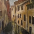Kanal II Venedig Acryl Papier 20x30 