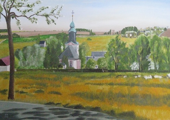 Dorfkirche im Mai