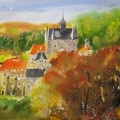 Burg Kriebstein im Herbst