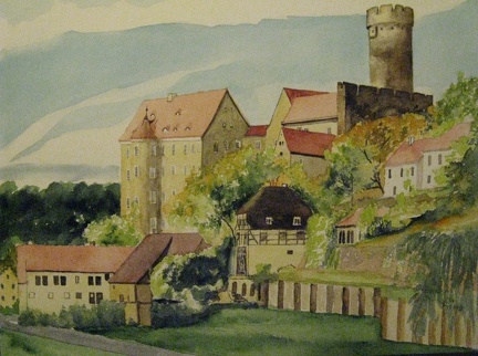 gemalte Bilder521 11.16 Burg Gnandstein